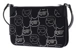 KARL LAGERFELD Ikon Nylon Pouch Kc Aop Rhinestones