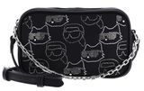 KARL LAGERFELD Ikon Nylon Crossbody Bag Kc Aop Rhinestones KARL LAGERFELD Ikon Nylon Crossbody Bag Kc Aop Rhinestones