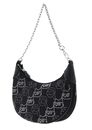 KARL LAGERFELD Ikon Nylon Half-Moon Shoulder Bag Kc Aop Rhinestones KARL LAGERFELD Ikon Nylon Half-Moon Shoulder Bag Kc Aop Rhinestones