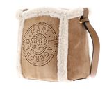 KARL LAGERFELD K / Circle Shearling Bucket Bag S Caramel KARL LAGERFELD K / Circle Shearling Bucket Bag S Caramel