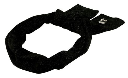 KARL LAGERFELD Ikon Rhinestone Lurex Scarf Black