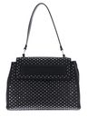 KARL LAGERFELD Ikon / K Studs Top Handle Bag Black KARL LAGERFELD Ikon / K Studs Top Handle Bag Black