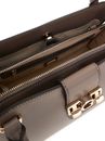 GUESS Jane Satchel S Dark Taupe GUESS Jane Satchel S Dark Taupe