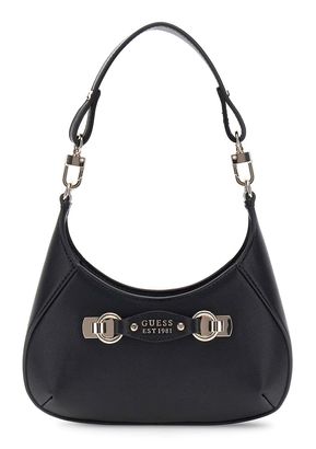 GUESS Mimina Mini Hobo Crossbody Bag Black