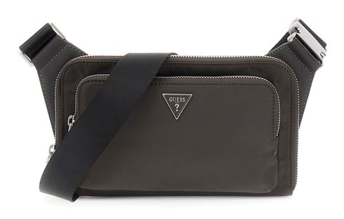 GUESS Milano Flat Bumbag Deep Taupe