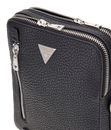 GUESS Torino Crossbody Double Zip Bag Black GUESS Torino Crossbody Double Zip Bag Black