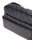 GUESS Milano Crossbody Double Zip Bag Black GUESS Milano Crossbody Double Zip Bag Black