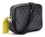 GUESS Milano Crossbody Double Zip Bag Black GUESS Milano Crossbody Double Zip Bag Black