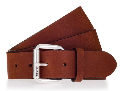 MUSTANG 40mm Leather Belt W105 Cognac
