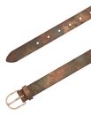 Tamaris Leather Belt W95 Bordeaux - Orange