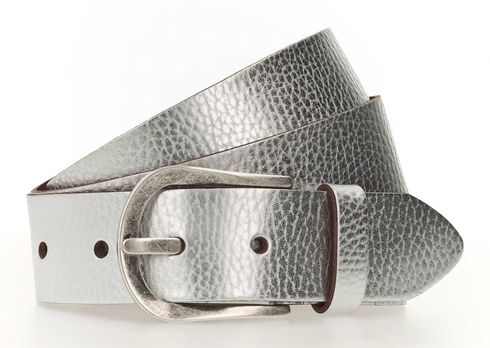 Tamaris Leather Belt W105 Silver Tamaris Leather Belt W105 Silver