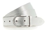 Tamaris Leather Belt W120 Silver