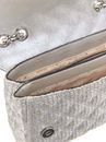 GUESS Giully II Compound Convertible Flap Bag Silber GUESS Giully II Compound Convertible Flap Bag Silber