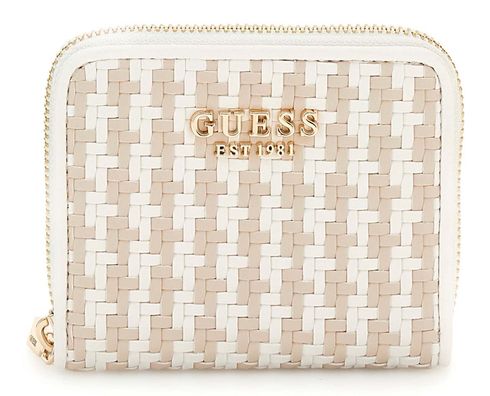 GUESS Phaedra SLG Zip Around Wallet S White Multi