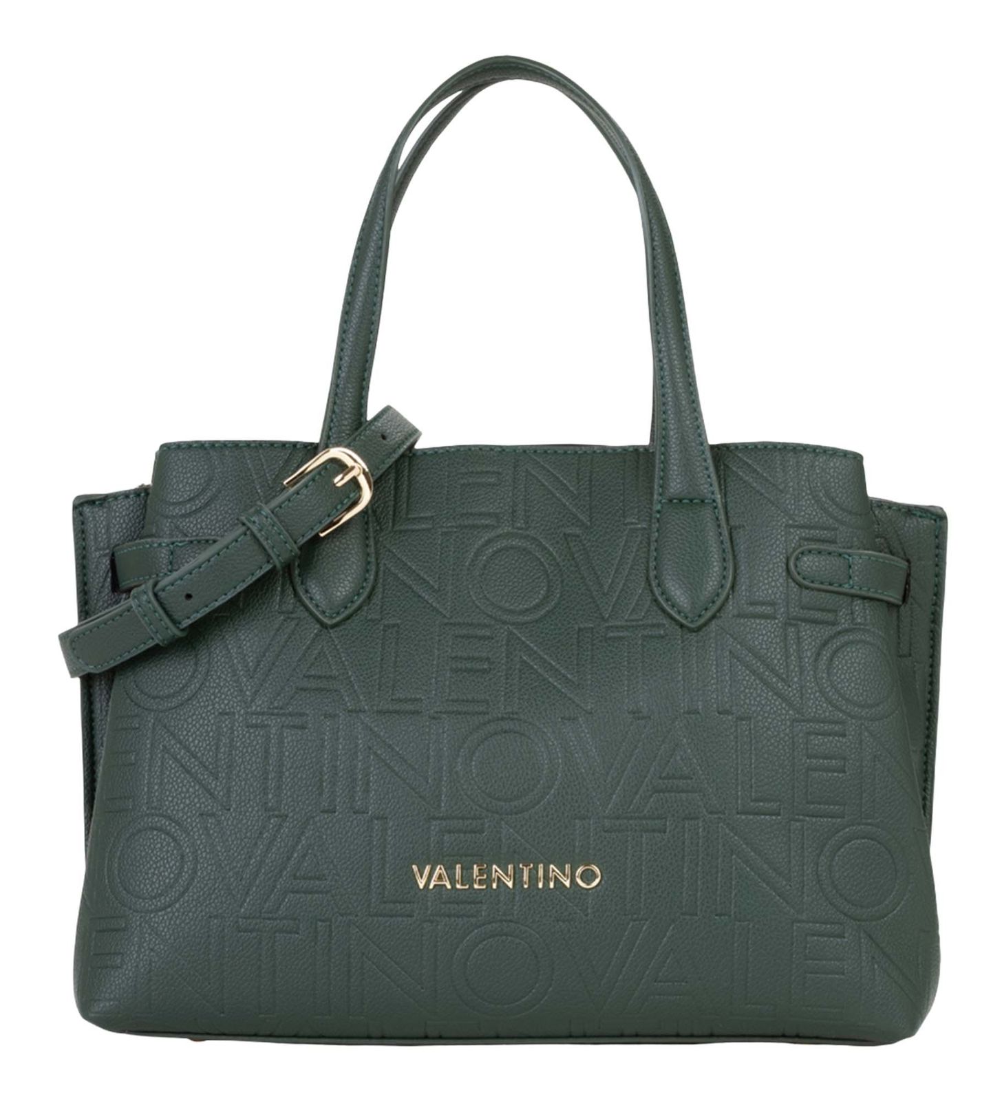 VALENTINO Pansy Shopping Bag Bosco