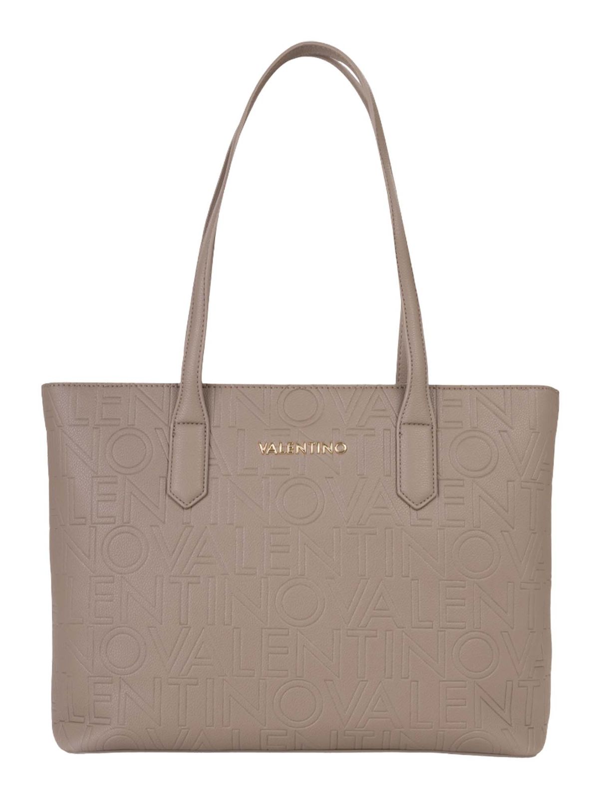 VALENTINO Pansy Shopping Bag Taupe