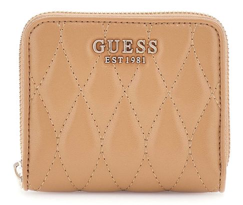 GUESS Valla Zip Around Wallet S Beige