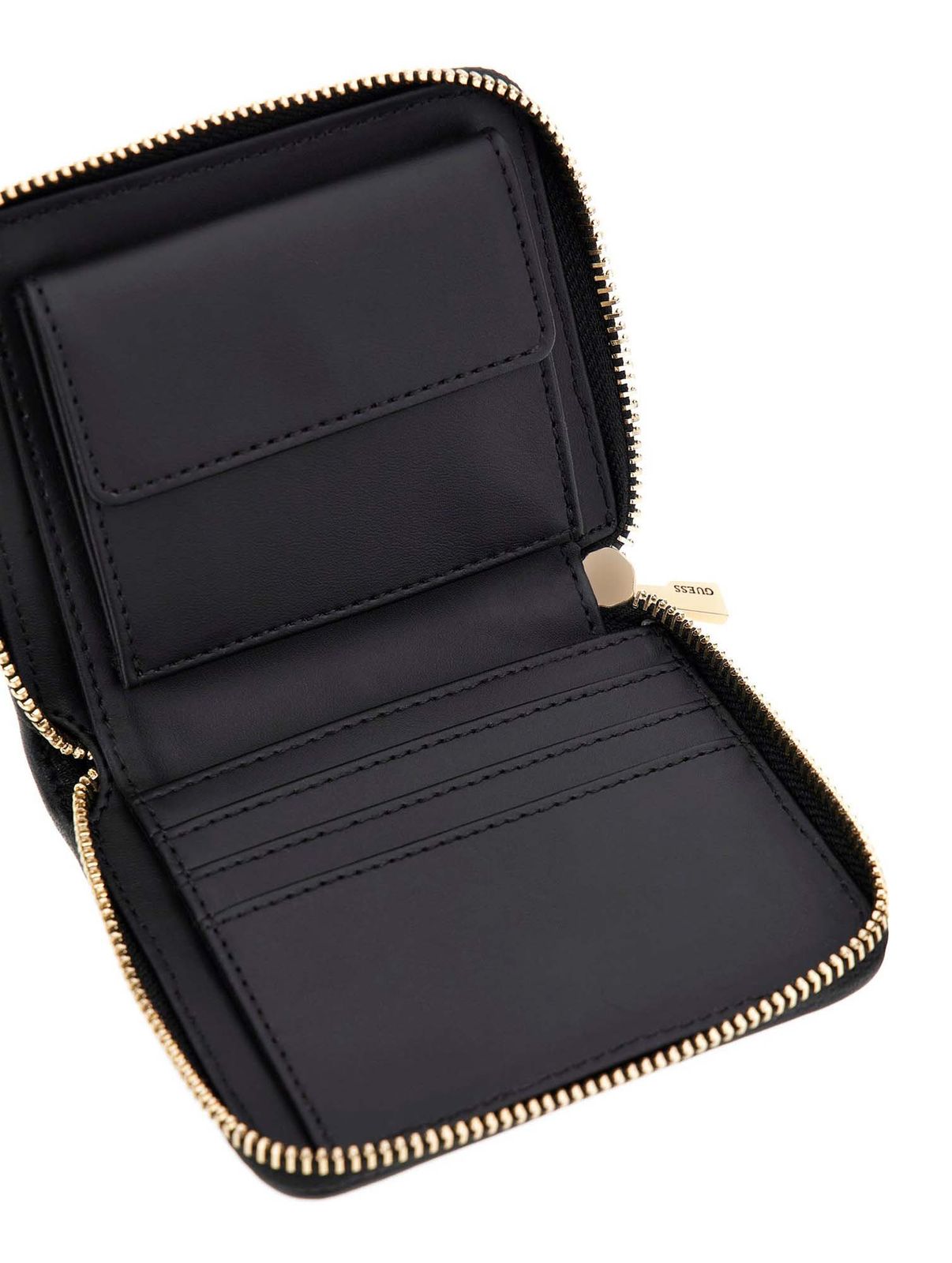 GUESS Valla Zip Around Wallet S Black GUESS Valla Zip Around Wallet S Black