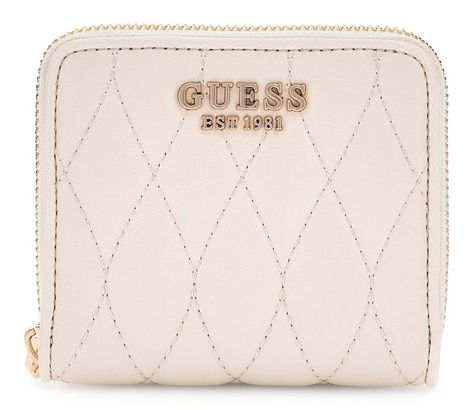 GUESS Valla Zip Around Wallet S Bone
