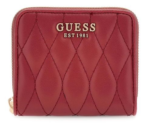 GUESS Valla Zip Around Wallet S Red