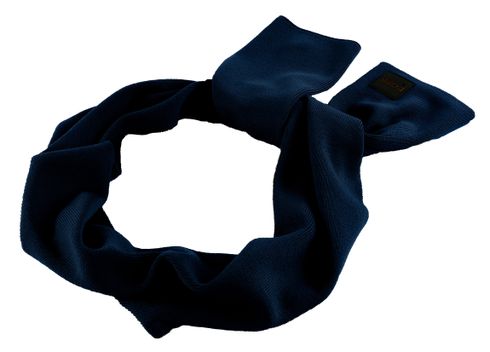 BOSS Foxon Knitted Scarf Dark Blue