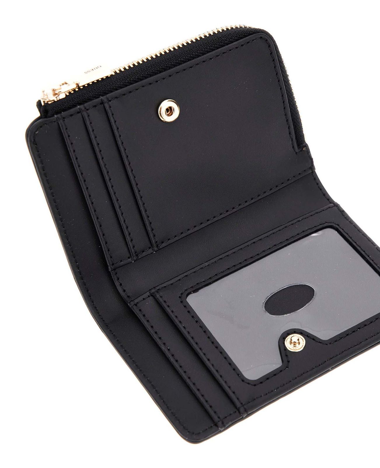 GUESS Jane Zip Around Card Case Black GUESS Jane Zip Around Card Case Black