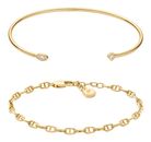 FOSSIL Heritage Bracelet Set Gold