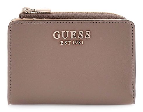 GUESS Jane Zip Around Card Case Dark Taupe