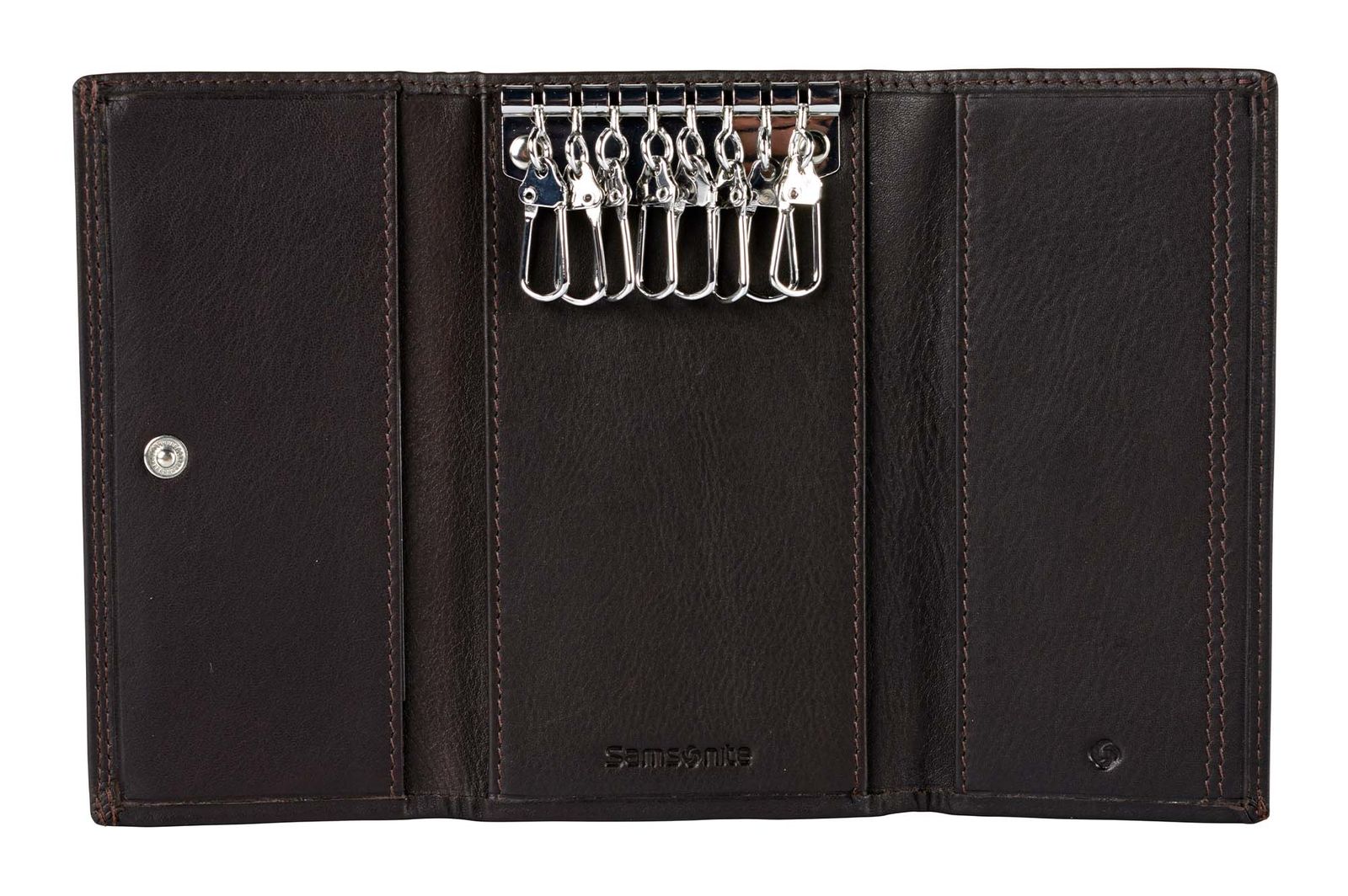 Samsonite Attack 2 507 - K H 8 Hooks Long Schlüsseletui Ebony Brown Samsonite Attack 2 507 - K H 8 Hooks Long Schlüsseletui Ebony Brown