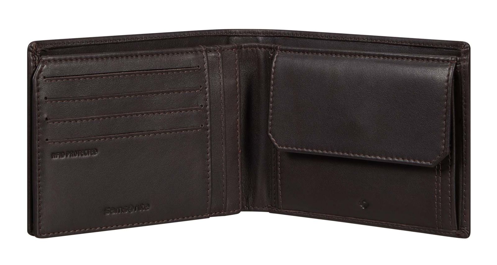 Samsonite Attack 2 047 - B 10CC+VFL+C+2C Wallet Ebony Brown Samsonite Attack 2 047 - B 10CC+VFL+C+2C Wallet Ebony Brown