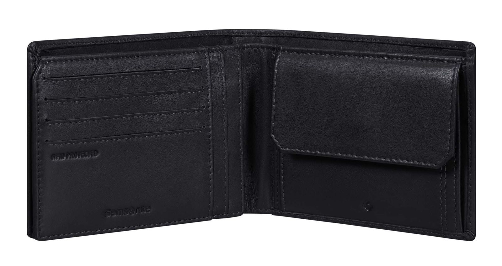 Samsonite Attack 2 047 - B 10CC+VFL+C+2C Wallet Black Samsonite Attack 2 047 - B 10CC+VFL+C+2C Wallet Black