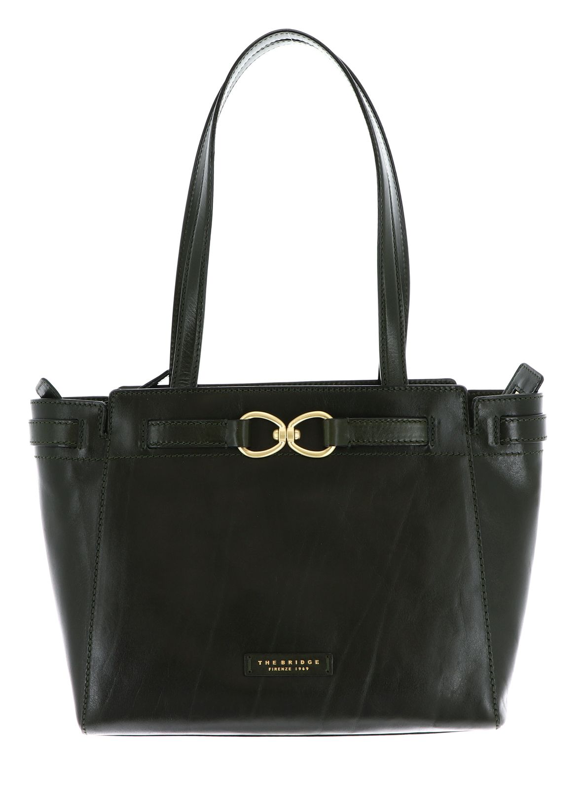 THE BRIDGE Isotta Shopping Bag Tirolo / Oro