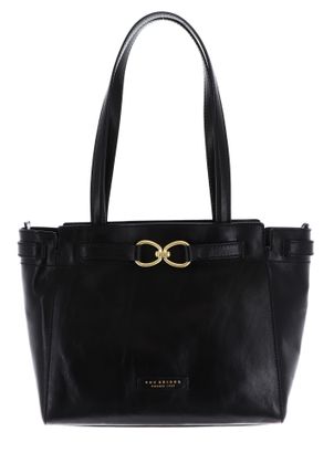 THE BRIDGE Isotta Shopping Bag Nero / Oro THE BRIDGE Isotta Shopping Bag Nero / Oro