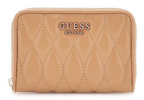 GUESS Valla Zip Around Wallet M Beige