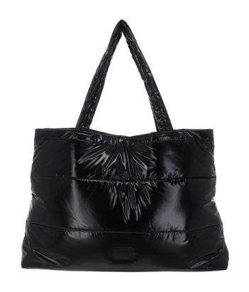 SEIDENFELT MANUFAKTUR Norrlida Glossy Nylon Shopper Black SEIDENFELT MANUFAKTUR Norrlida Glossy Nylon Shopper Black