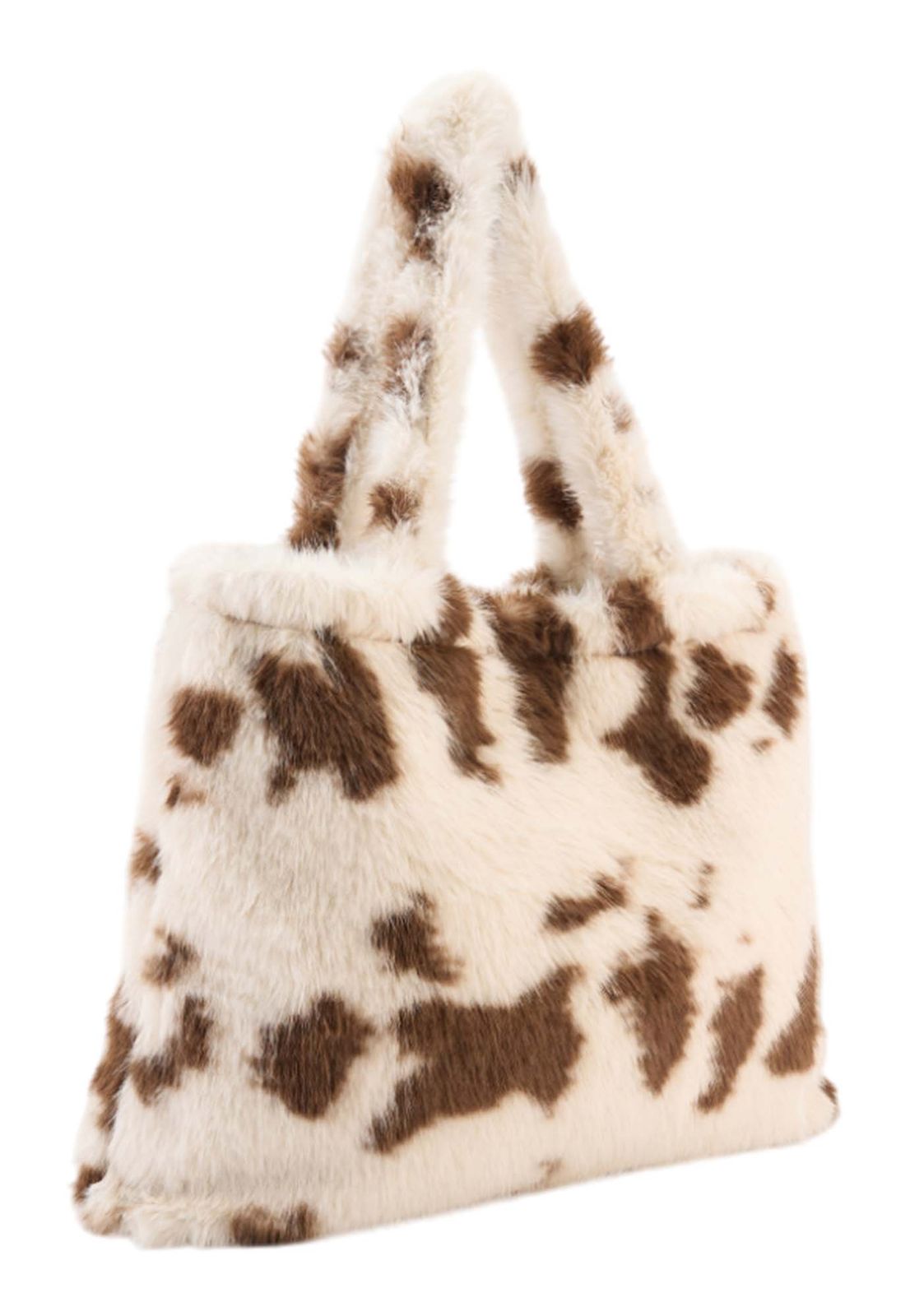 SEIDENFELT MANUFAKTUR Norrlida Shopper Cow White & Brown SEIDENFELT MANUFAKTUR Norrlida Shopper Cow White & Brown