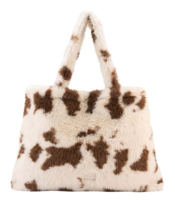 SEIDENFELT MANUFAKTUR Norrlida Shopper Cow White & Brown
