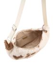 SEIDENFELT MANUFAKTUR Norrlida Halfmoon Bag Cow White & Brown
