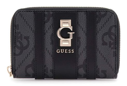GUESS Erenia Zip Around Wallet M Coal Logo