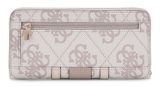 GUESS Erenia Zip Around Wallet L Dark Taupe Logo
