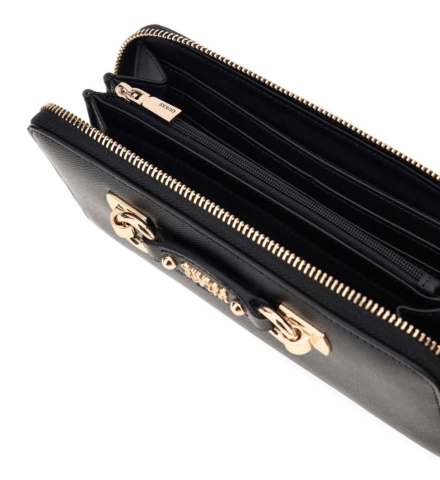 GUESS Mimina SLG Zip Around Wallet L Black GUESS Mimina SLG Zip Around Wallet L Black