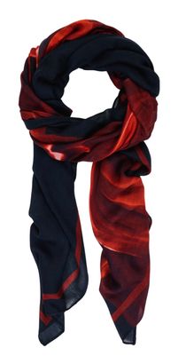 Desigual Flowerina Rectangle Foulard Black