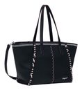 Desigual Manhattan Pespuntes Guimar Shopping Bag Black Desigual Manhattan Pespuntes Guimar Shopping Bag Black
