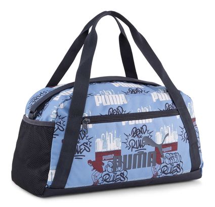 PUMA Phase AOP Sports Bag XS Cool Blue - Mid 90ies AOP