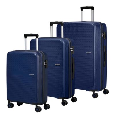 American Tourister Summer Hit 3 PC Set A Navy American Tourister Summer Hit 3 PC Set A Navy