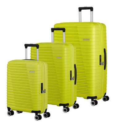 American Tourister Roadrush Trolley Set A Lime Green American Tourister Roadrush Trolley Set A Lime Green