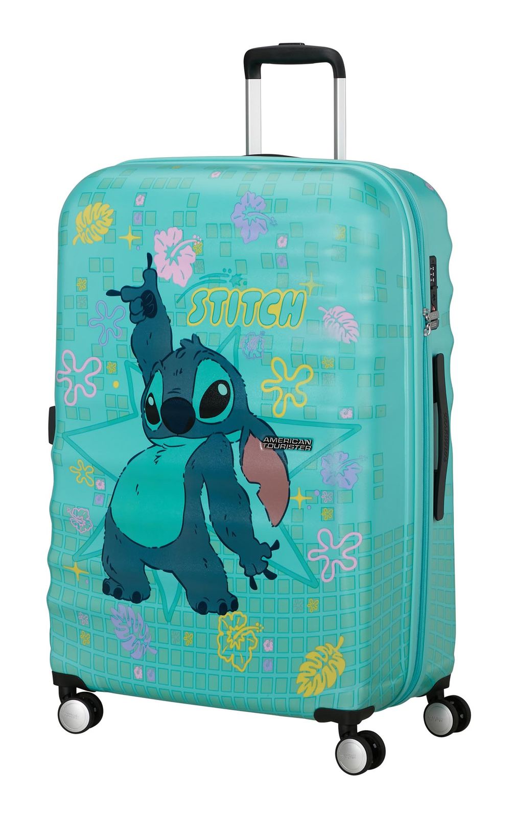 American Tourister Wavebreaker Disney Spinner 77 / 28 Disney Trolley Stitch Flower American Tourister Wavebreaker Disney Spinner 77 / 28 Disney Trolley Stitch Flower