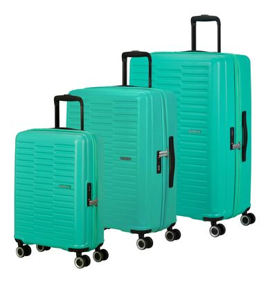 American Tourister Sunset Hills Trolley Set A Mint Green