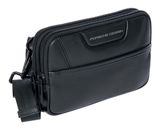 PORSCHE DESIGN Roadster Leather Travel Pouch Black