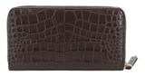 abro Leather Cocco Mondial Wallet Dark Brown